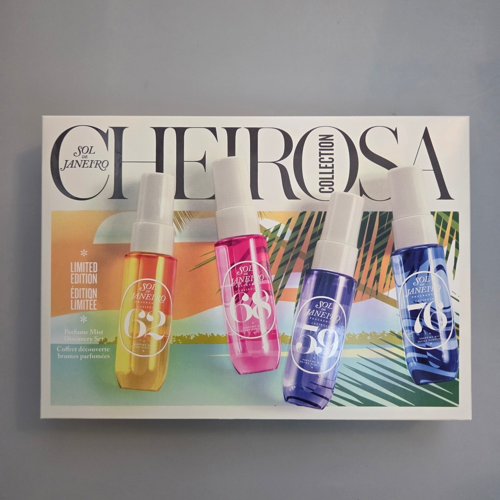 Sol de Janeiro Cheirosa Collection Perfume Mist Discovery Set 4 x 1oz Limited Ed
